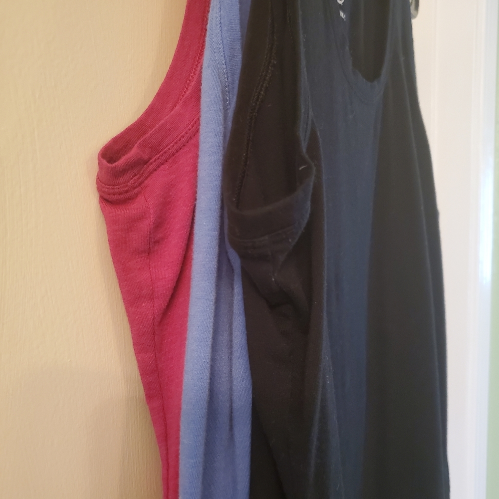 Three Banana Republic tank tops